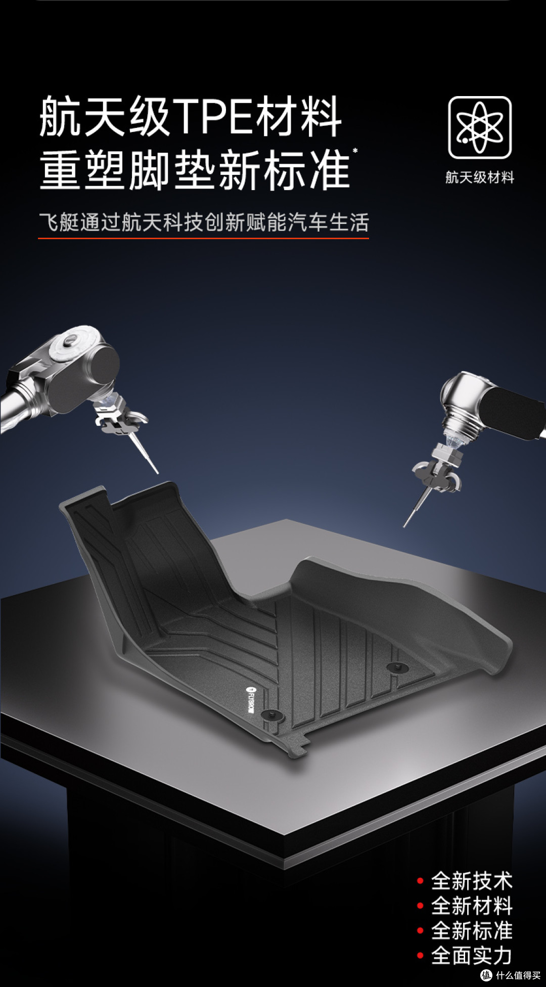 宝马X3家用脚垫升级：飞艇航天级TPE抗污脚垫