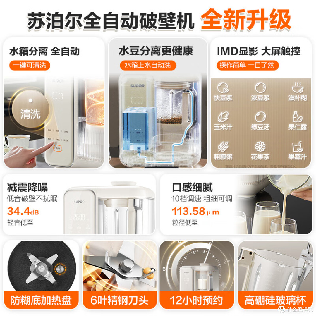 料理机哪个品牌好?宝妈租房党必看,七款静音多功能破壁机大公开