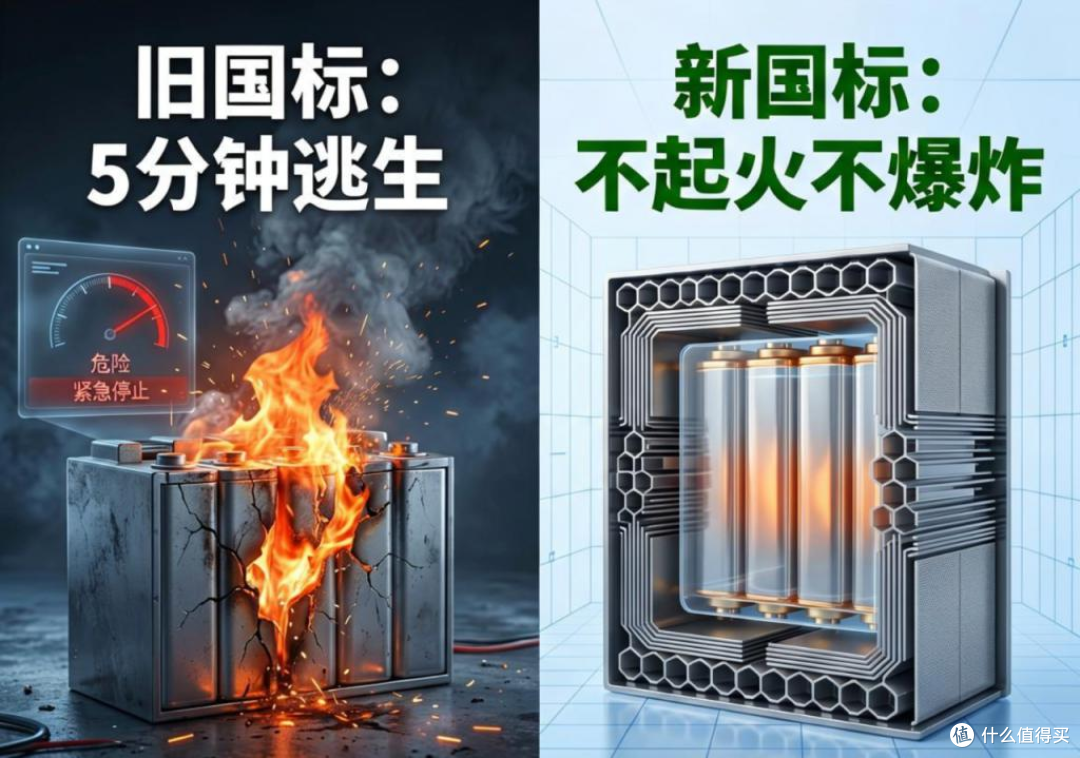 新国标7月落地,从5分钟逃生升级零起火硬标准,这下敢放心开电车
