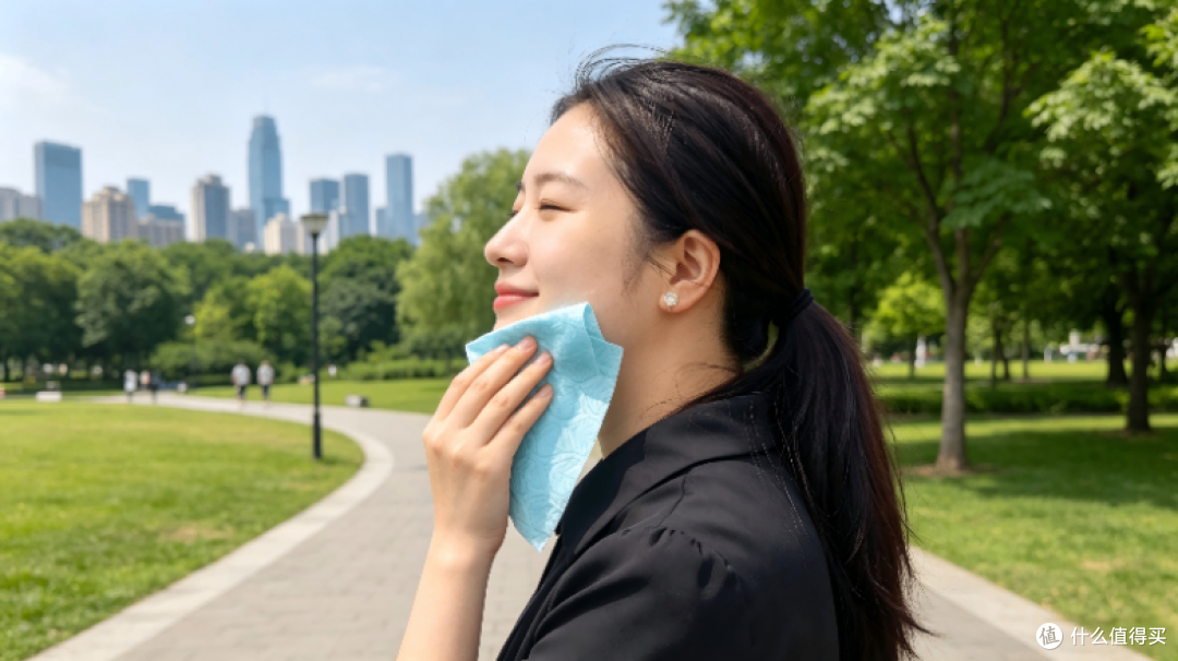 暑期旅游降温好物:紫鹿冰感毛巾,拆开即用,挂脖上能凉3小时