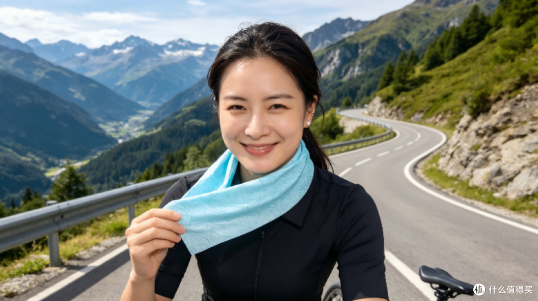 暑期旅游降温好物:紫鹿冰感毛巾,拆开即用,挂脖上能凉3小时