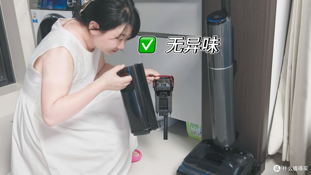 柔光砖清洁终于有解了!美的净味洗地机S60 Steam,让我从此告别蹲地擦