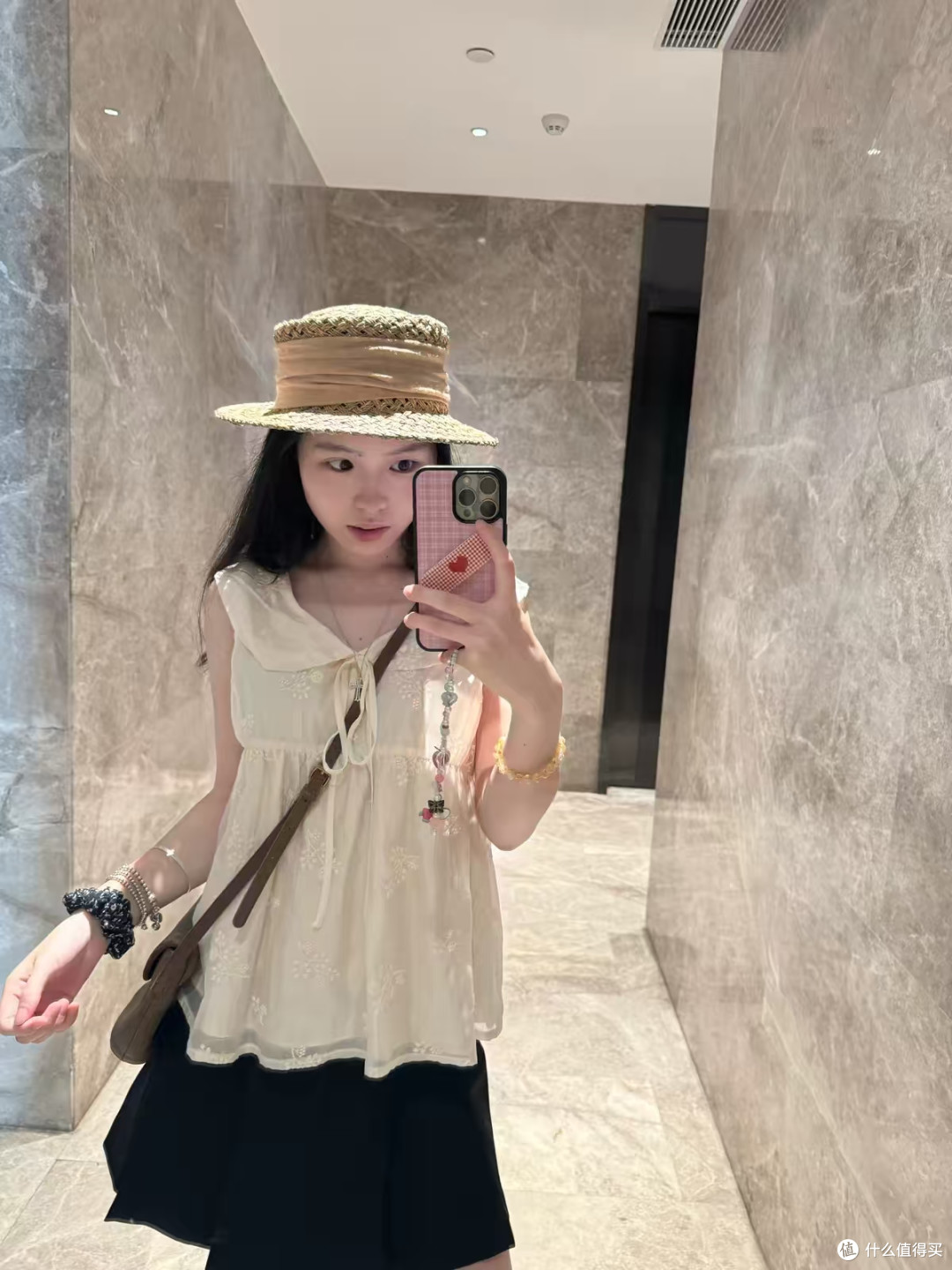 云间栀子｜浅米色天丝无袖上衣｜夏日温柔白月光