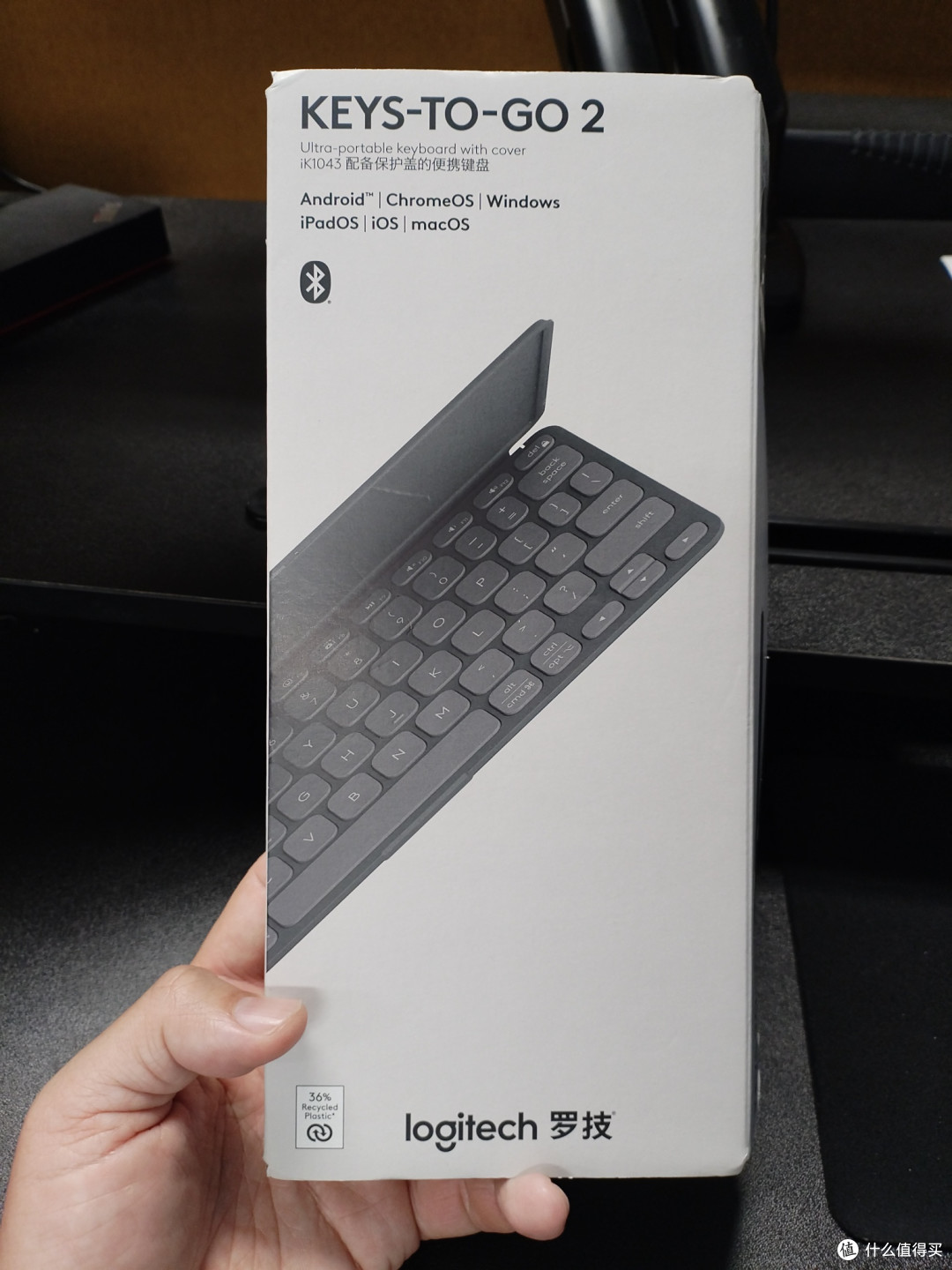 222克,3年免充电,罗技keys to go2蓝牙键盘入手体验