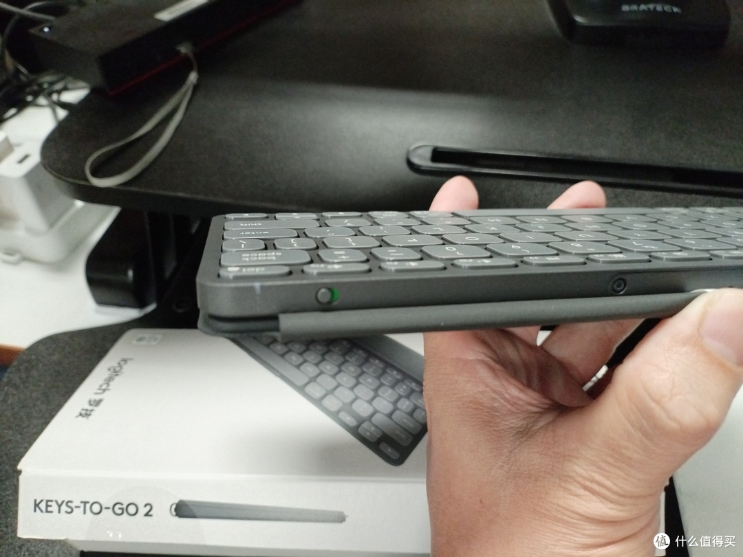222克,3年免充电,罗技keys to go2蓝牙键盘入手体验