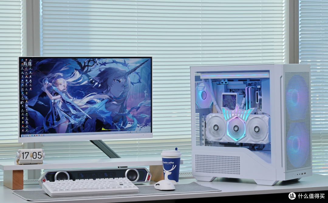 给高考完的小老弟装高配游戏主机:985X3D+技嘉X870E木雕+5080HOF