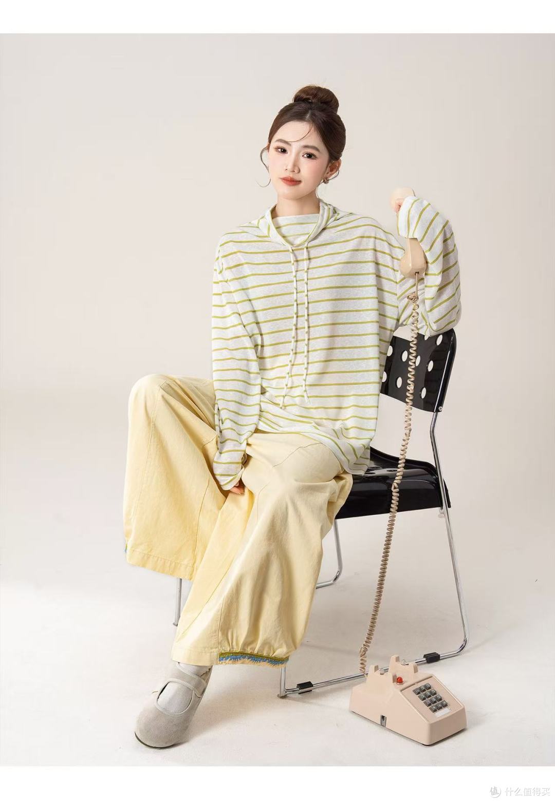 春天的温柔全在这件条纹防晒衫里💚