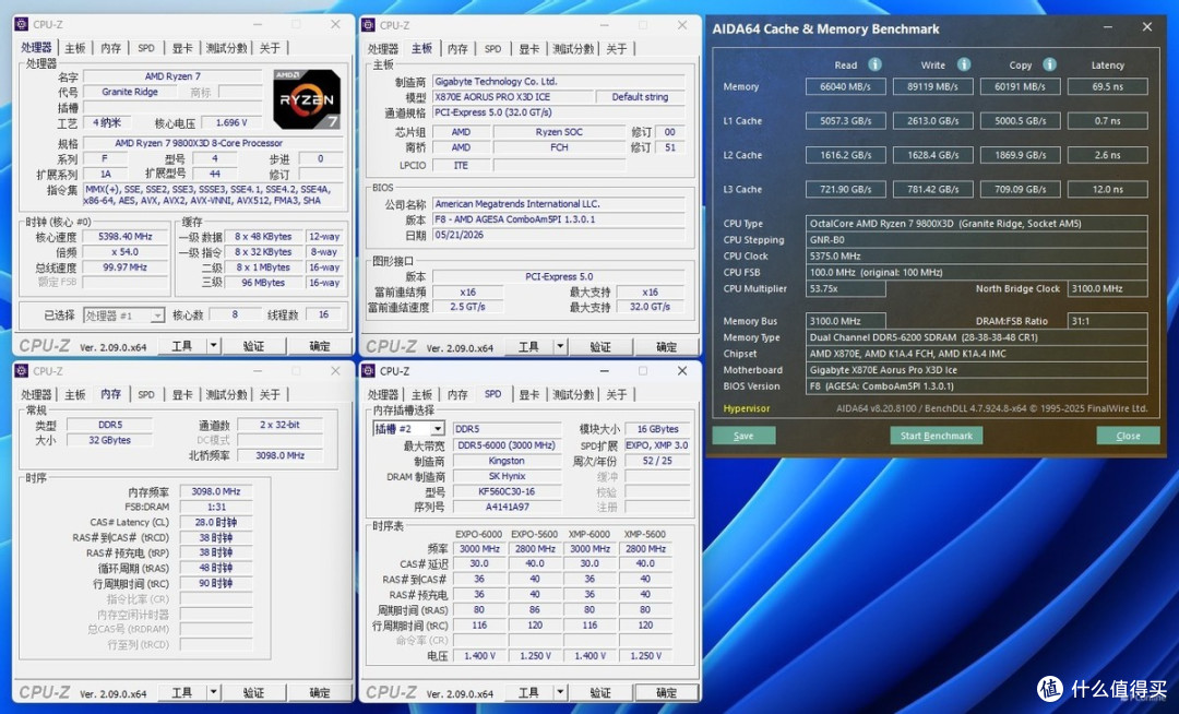 技嘉X870E X3D电竞冰雕主板，这才是AM5主板的完全体！