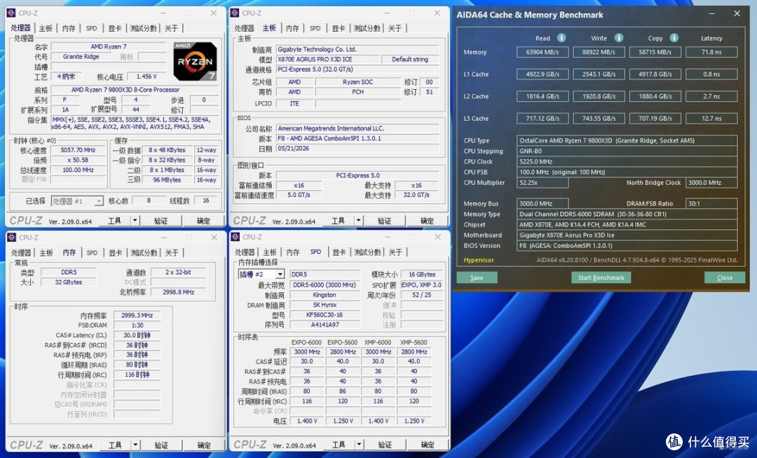 技嘉X870E X3D电竞冰雕主板，这才是AM5主板的完全体！