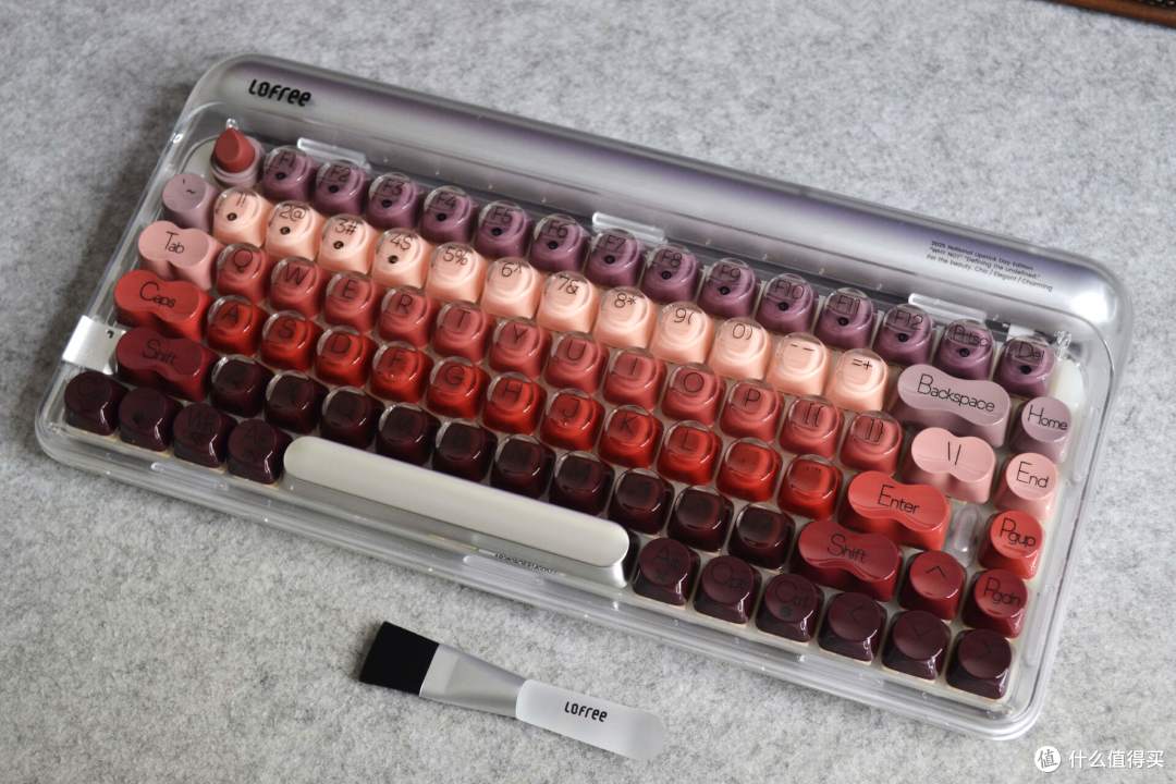 洛斐Lofree银管MAC联名口红键盘:美妆跨界之作,颜值手感双在线