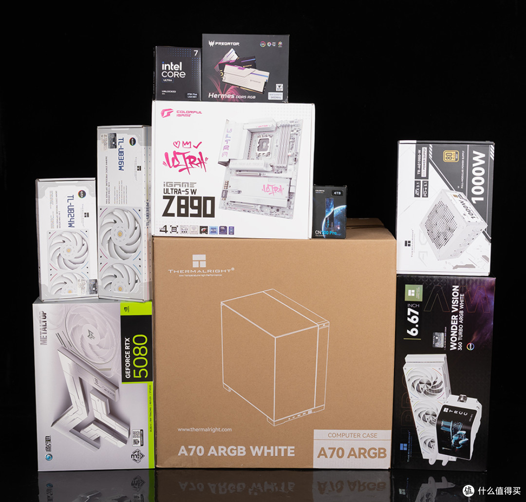 270K Plus+iGame Z890 ULTRA-S W+影驰RTX 5080+利民全家桶装机秀
