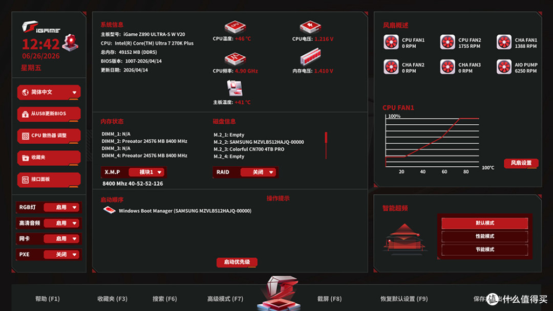 270K Plus+iGame Z890 ULTRA-S W+影驰RTX 5080+利民全家桶装机秀
