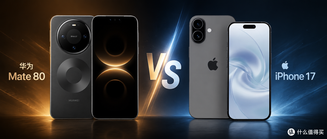 华为Mate80 VS iPhone17,标准版谁更值得入手?