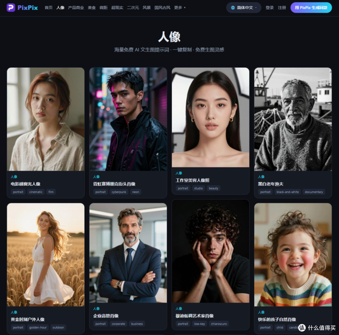 2026值得收藏的免费AI生图网站:PixPix自带提示词库更省事