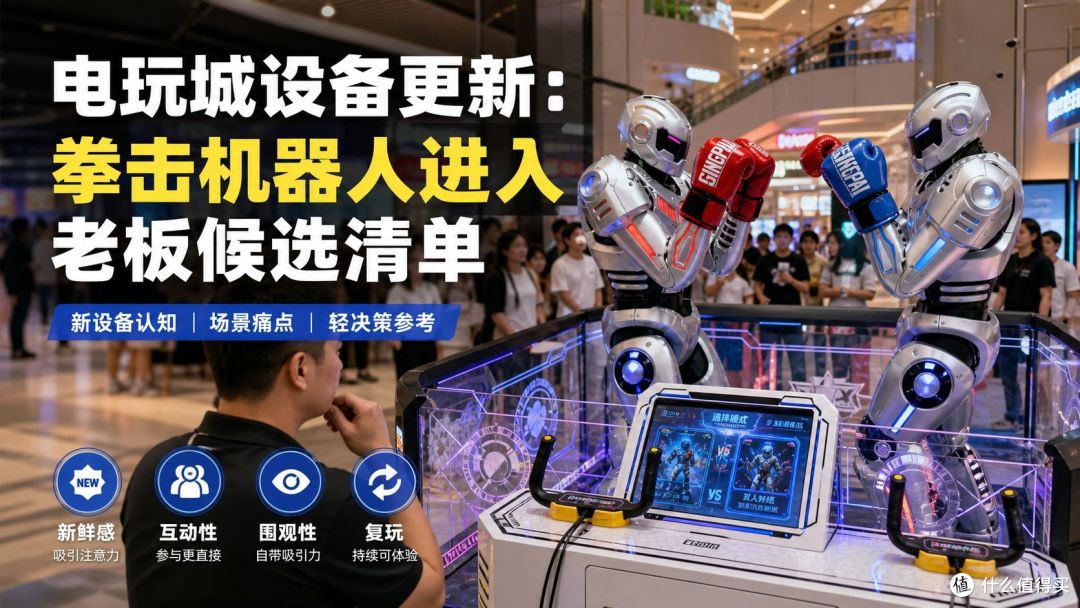 电玩城设备不更新就落伍了:聪明的老板为什么开始安排拳击机器人