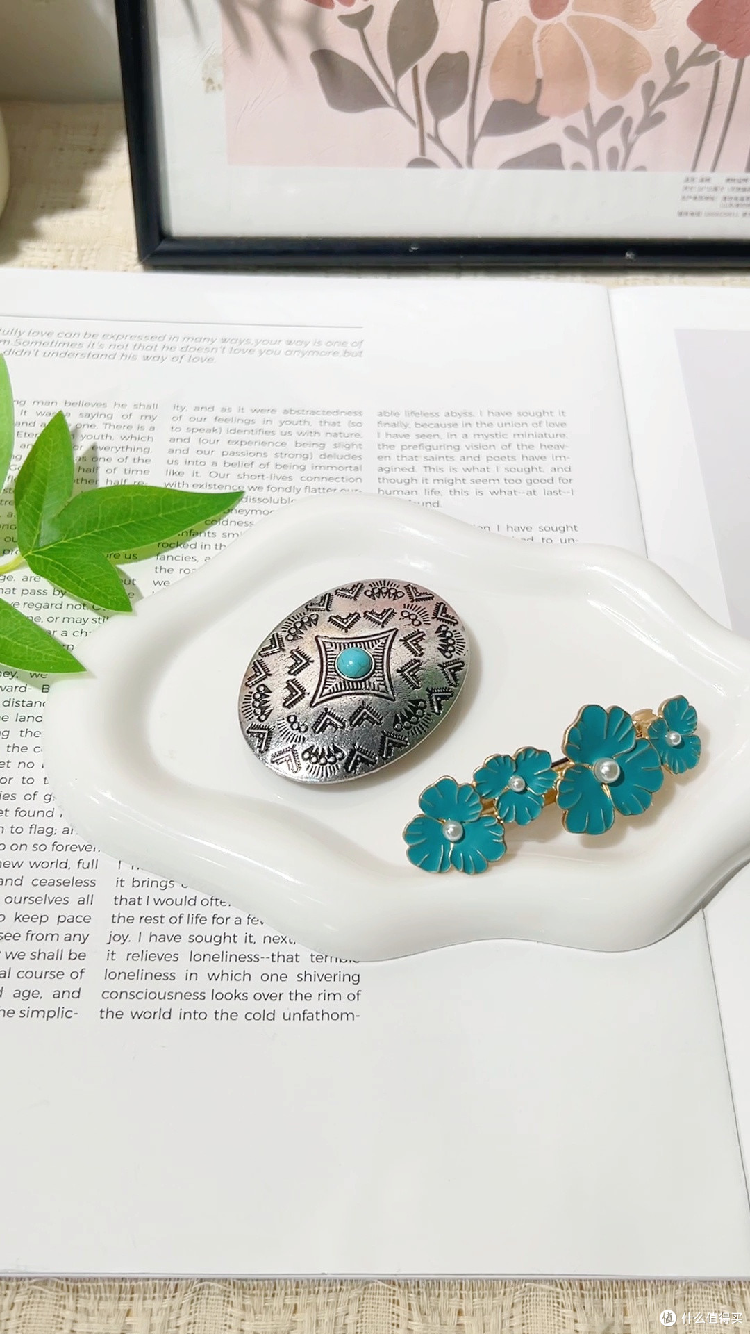 仙女发饰天花板！这珐琅花朵夹让我秒变复古千金