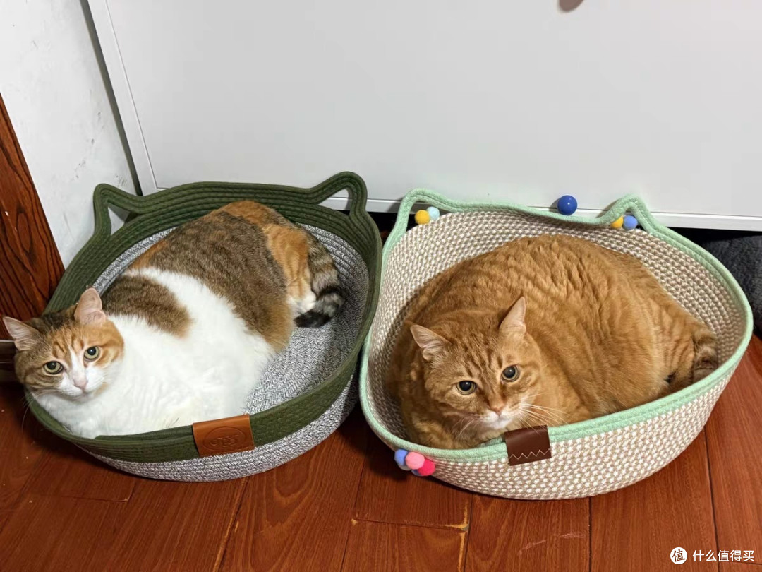 藤编猫抓板猫窝,四季通用