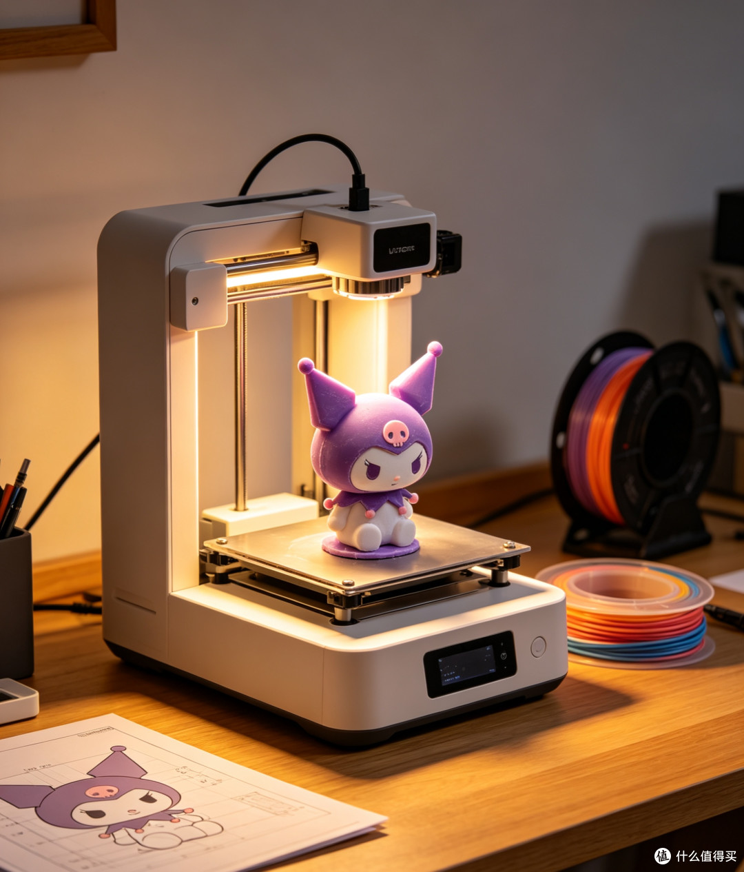 我的造梦工坊|沉浸式3D打印库洛米全过程!太治愈了