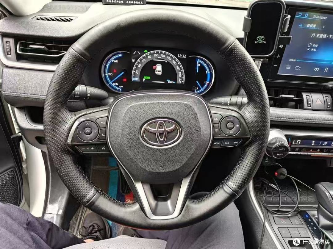 丰田车主必换✨手缝真皮方向盘套质感直接拉满🚗