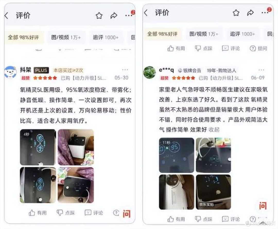 98%+口碑实锤！上万用户道出选康居人医疗旗下氧精灵制氧机的真相