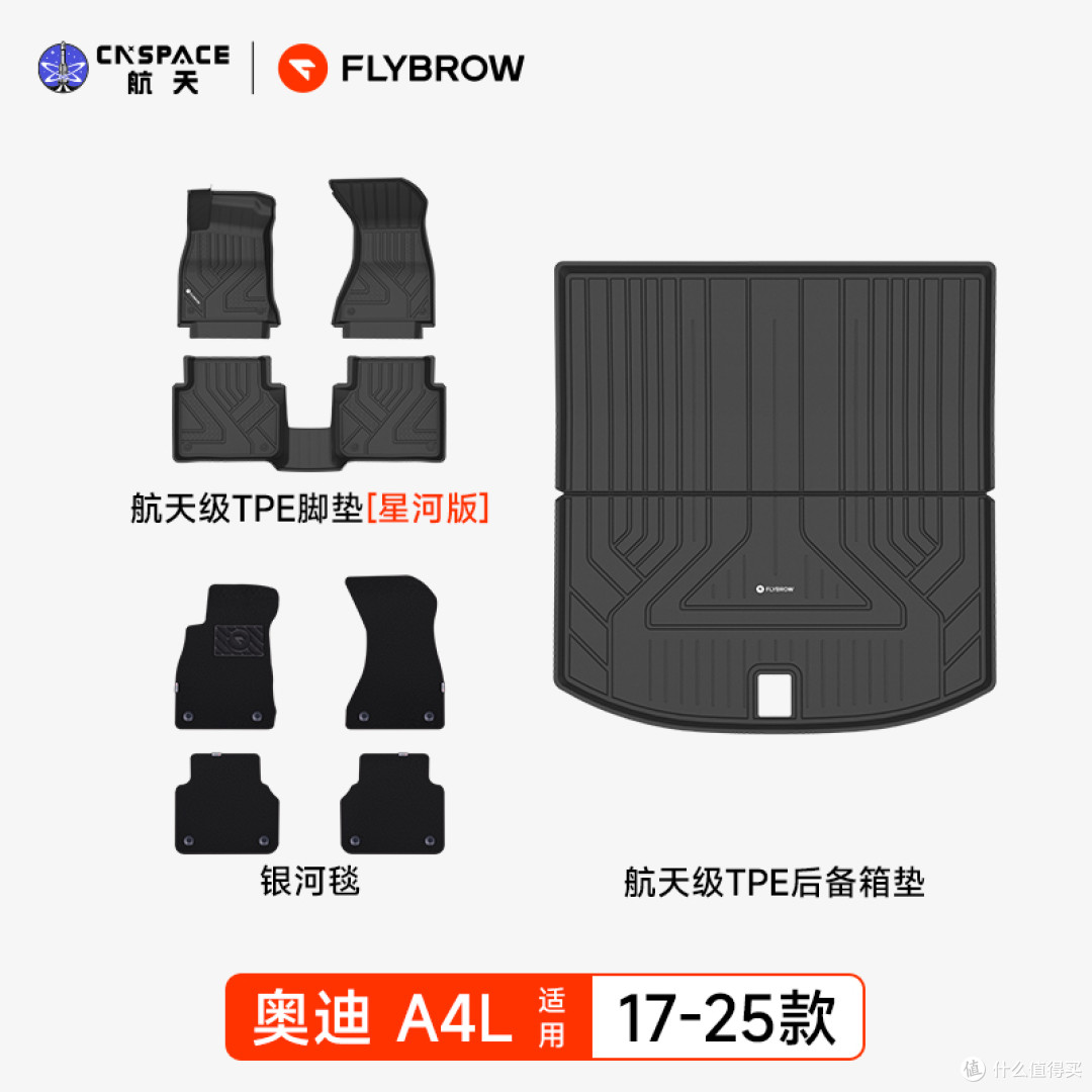 奥迪A4L换上飞艇航天级 TPE 抗污脚垫,使用体验怎么样