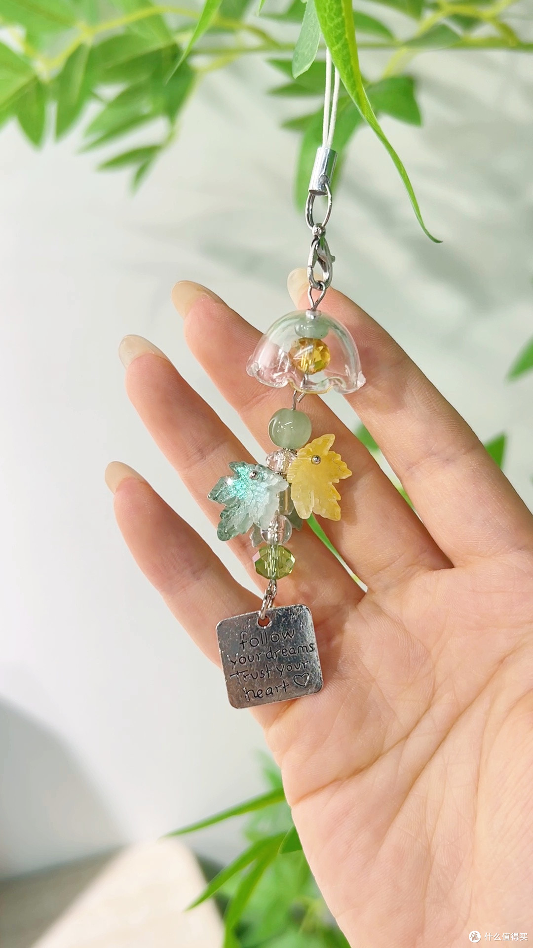 氛围感封神!枫叶CCD风铃挂链✨小众百搭绝美挂饰