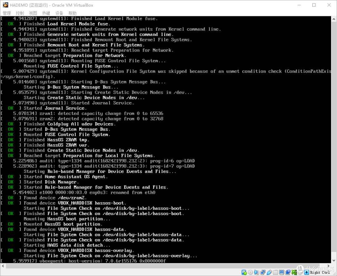 win10系统使用开源免费VirtualBox虚拟机安装Home Assistant