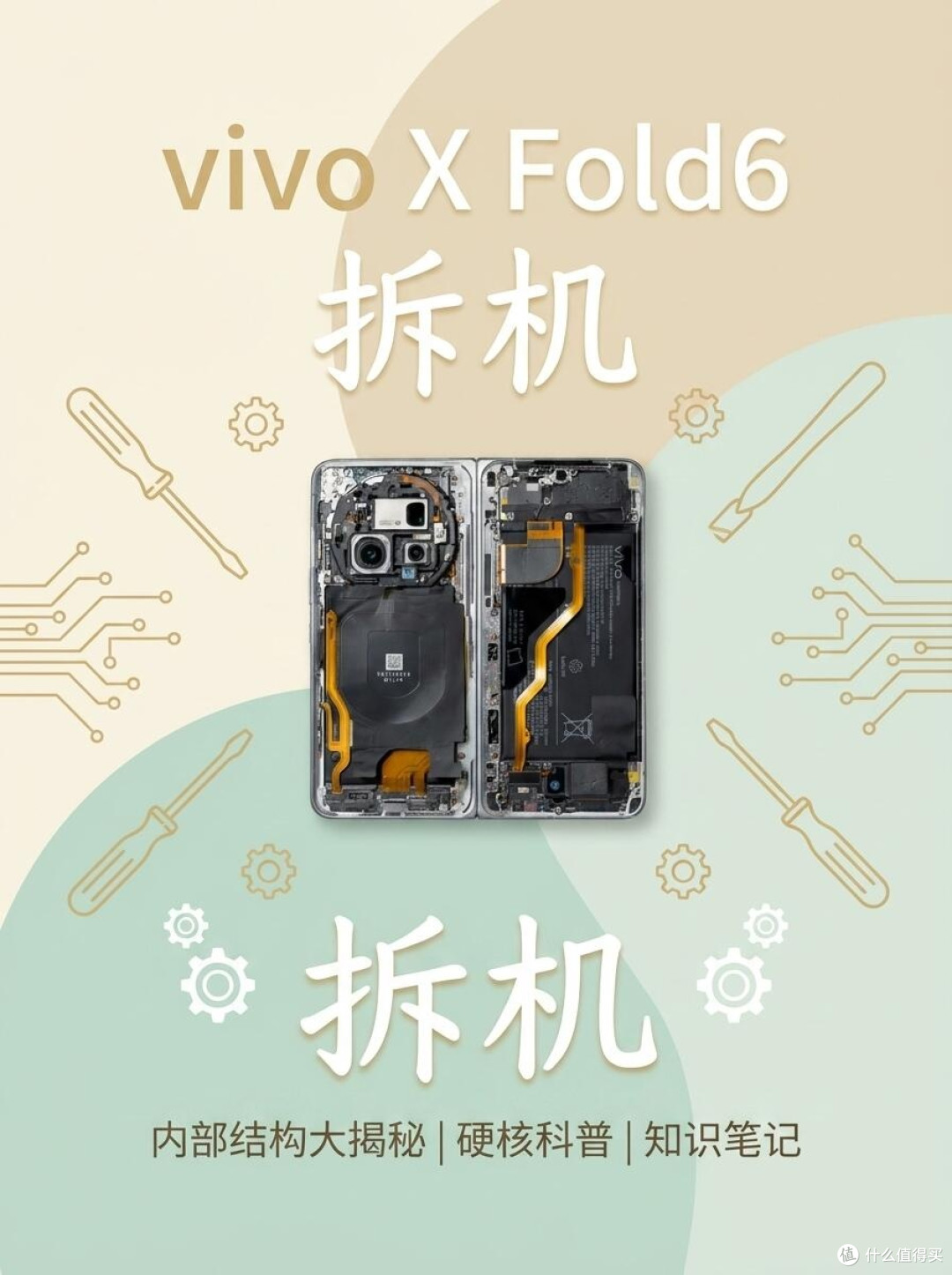 vivo X Fold6深度拆机|折叠屏内部工艺直接拉满