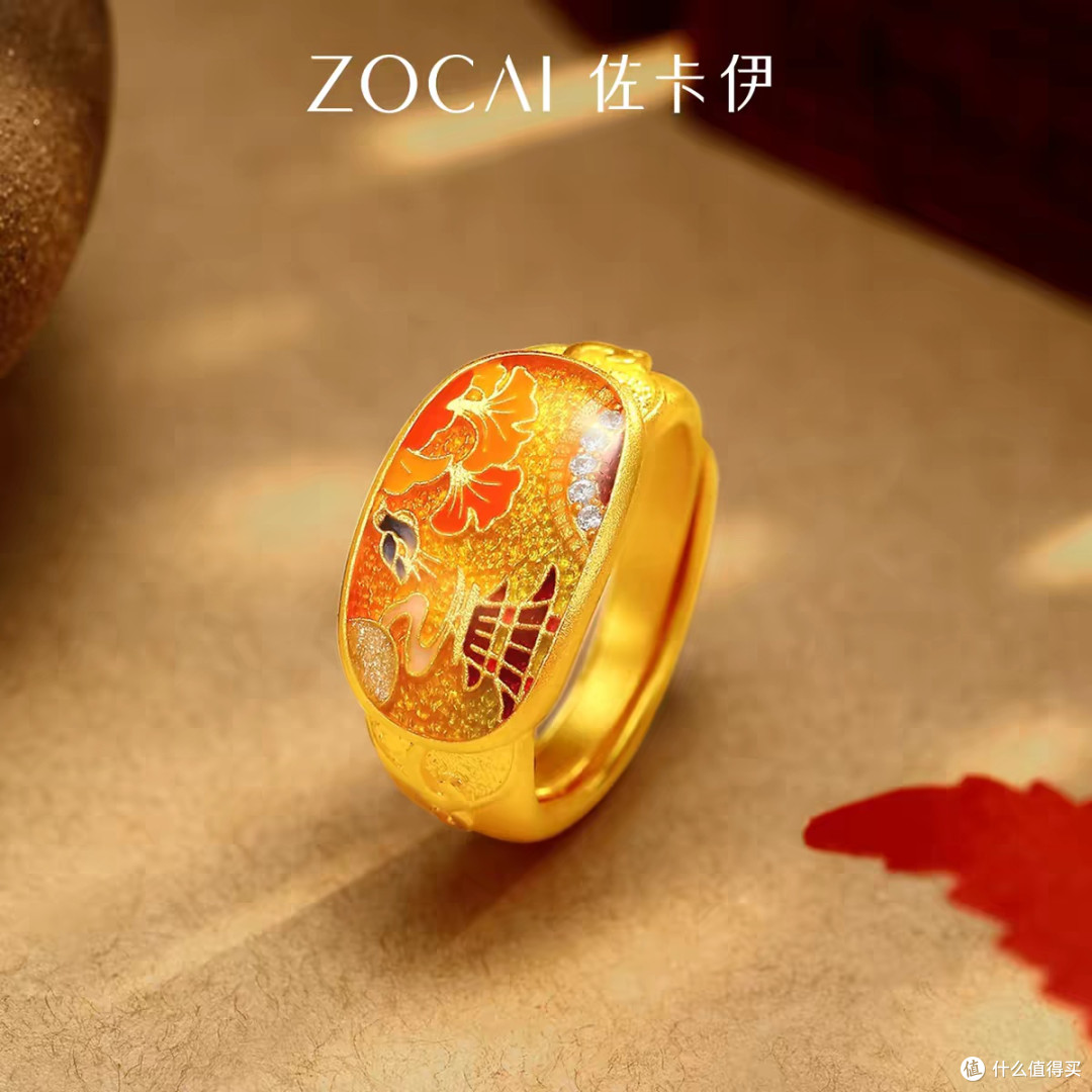 佐卡伊秋亭月影古法珐琅女戒