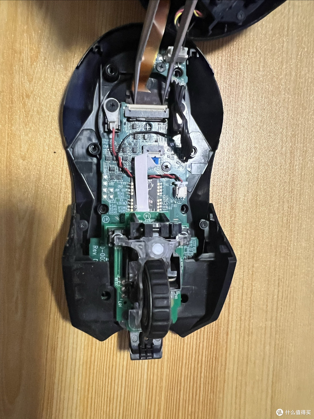 鼠标上下部分分离