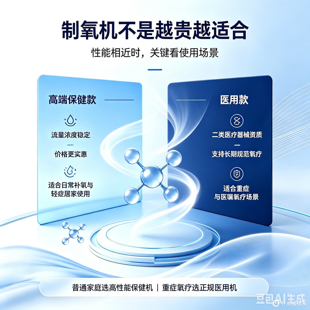 客观解析：高端保健款与医用款便携式制氧机的真实区别