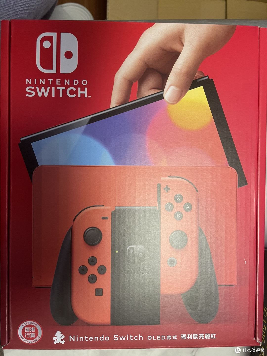 Switch OLED马力欧红色限定主机
