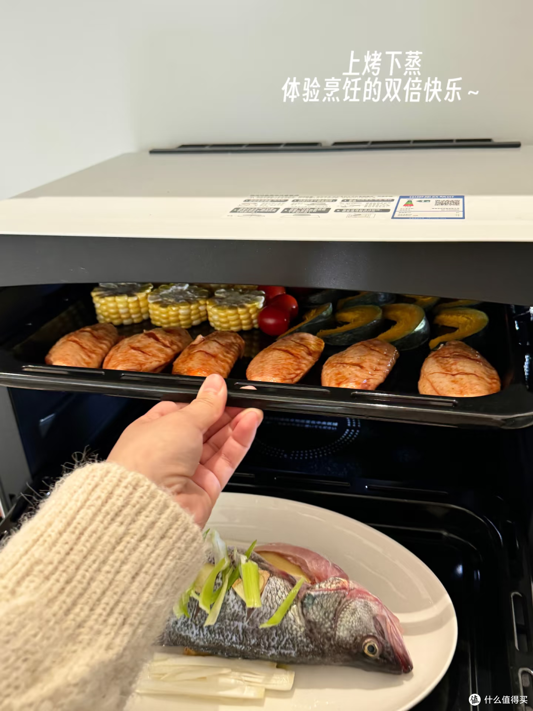 带娃做饭两不误|东芝微蒸烤机测评,省时、健康、易清洁才是刚需