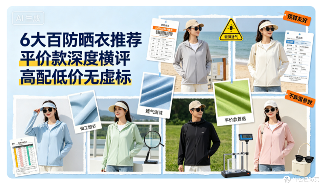 百元防晒衣推荐 2026 终极指南｜平价横评，北归线高配低价无虚标