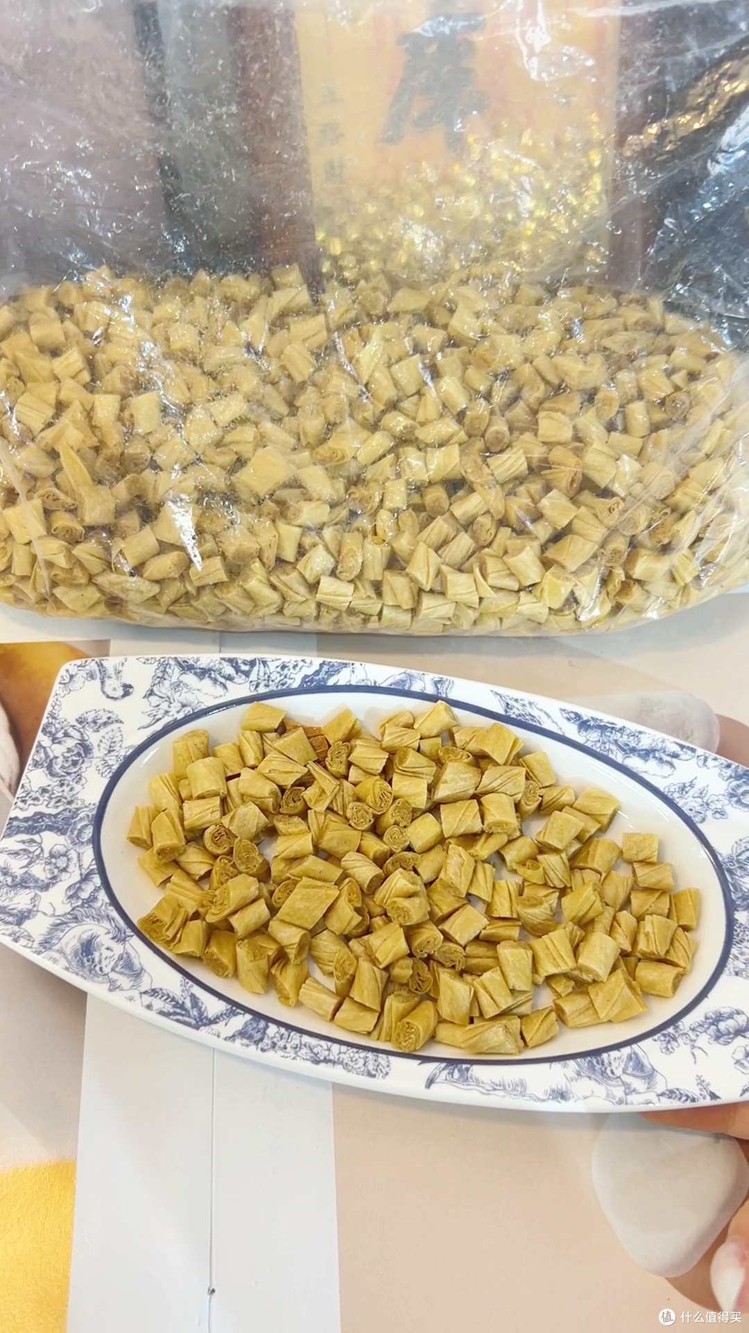 豆筋丁干豆筋｜火锅麻辣烫调脱水菜，豆制品干货天花板！