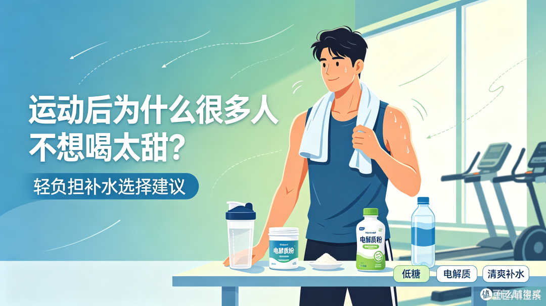 运动后为什么很多人不想喝太甜？轻负担补水选择建议
