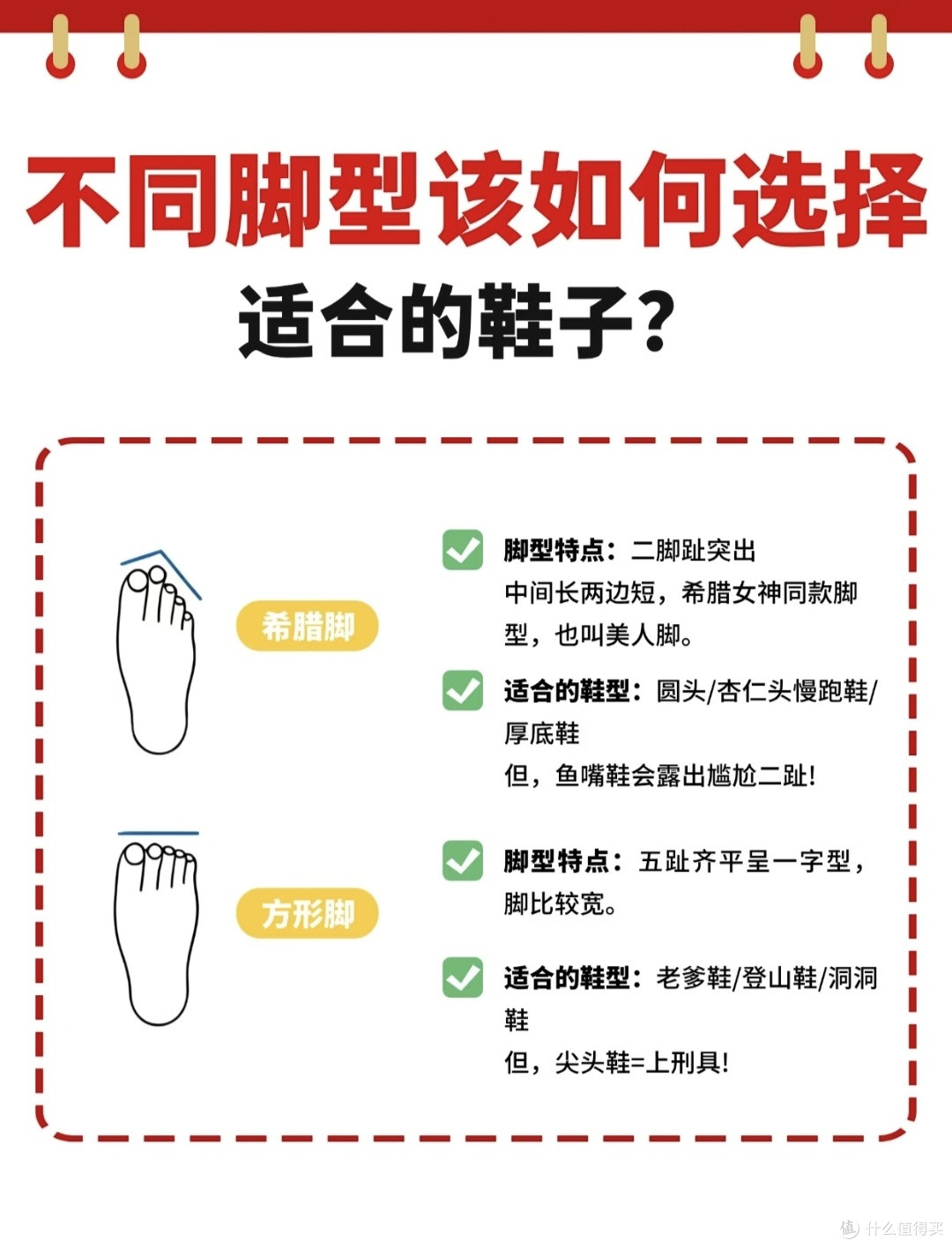 六种脚型完整选鞋指南｜告别挤脚磨泡，通勤、运动穿搭双适配