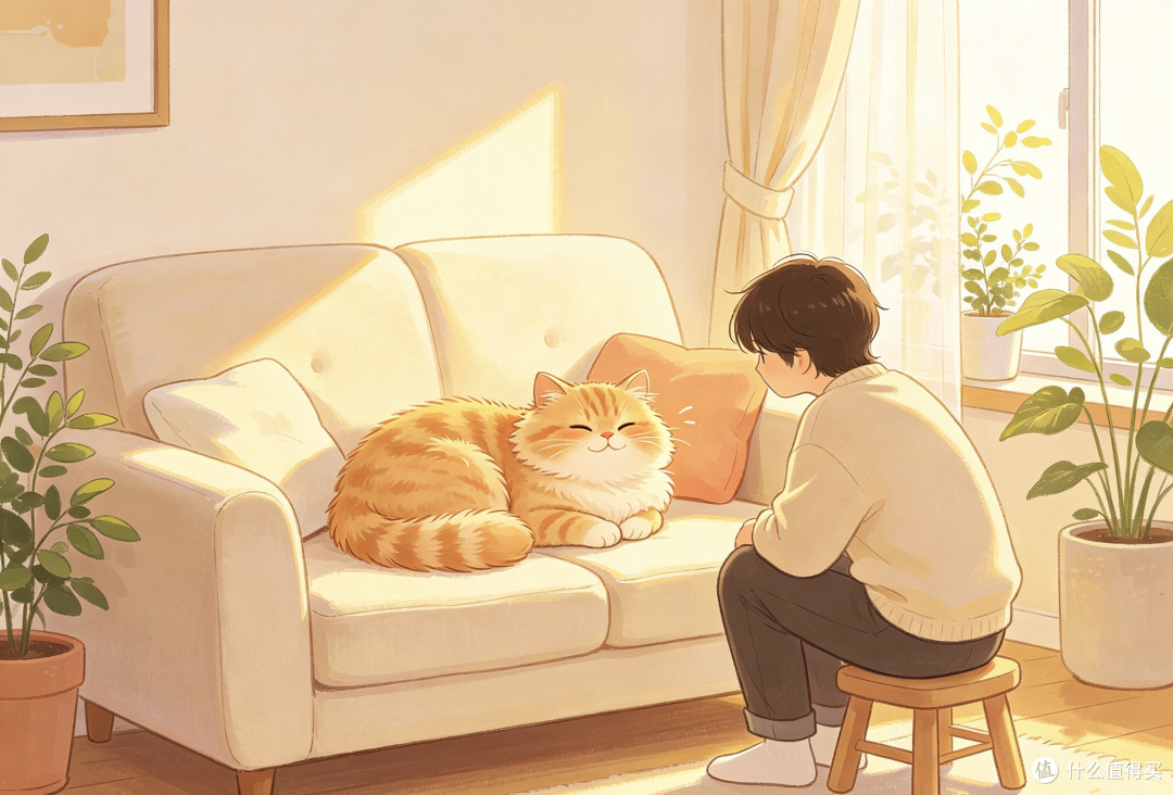 小橘猫的沙发霸主日常