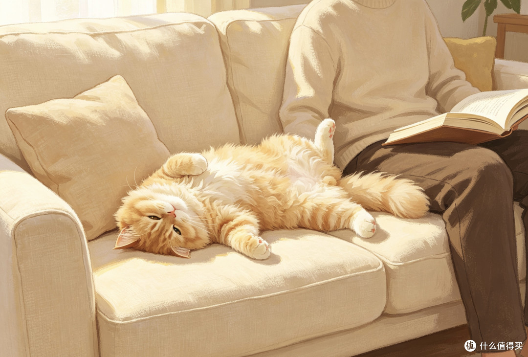 小橘猫的沙发霸主日常
