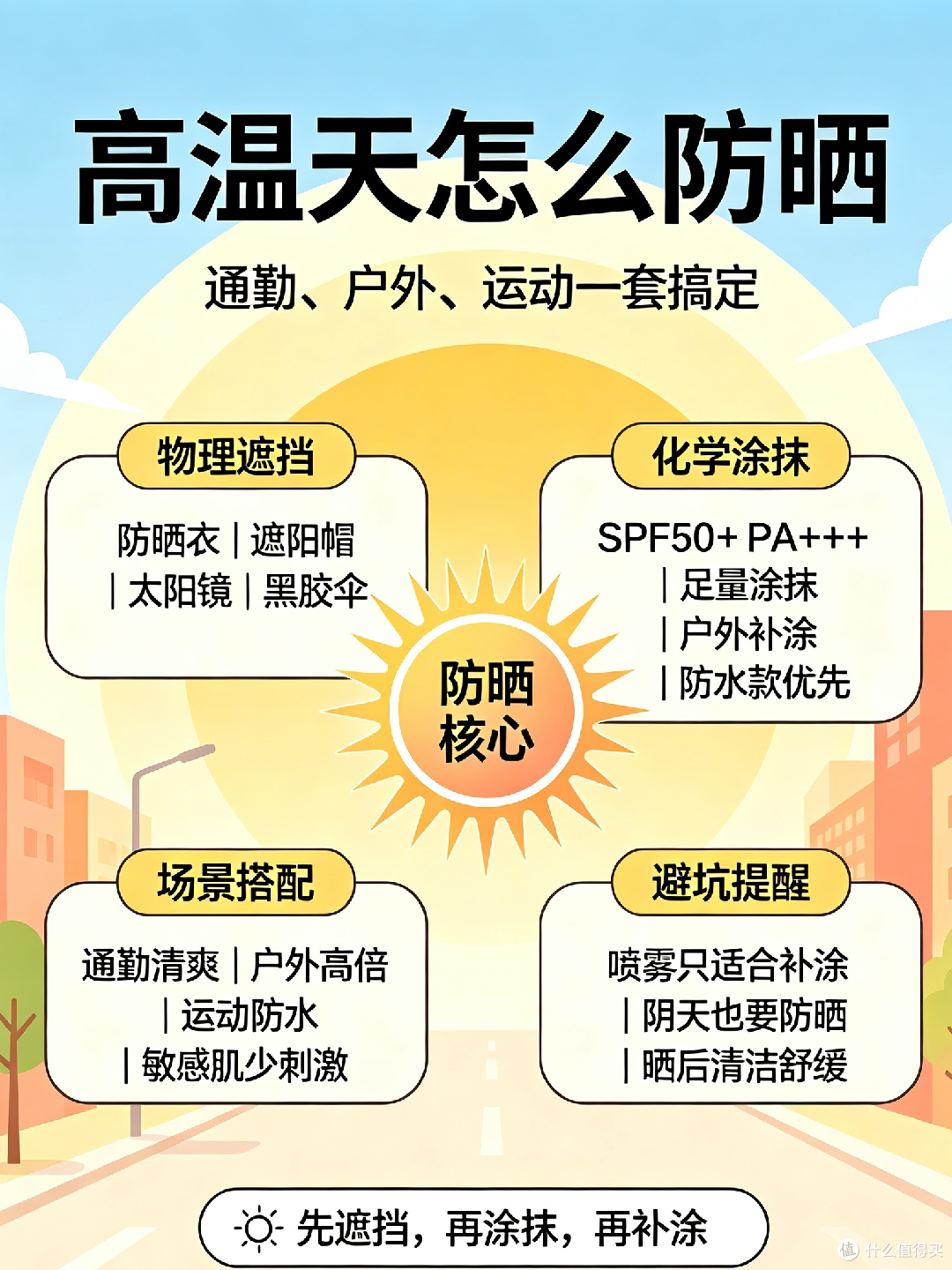 日常通勤至户外运动防晒策略
