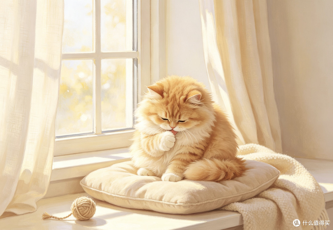 慵懒猫咪与温馨时光