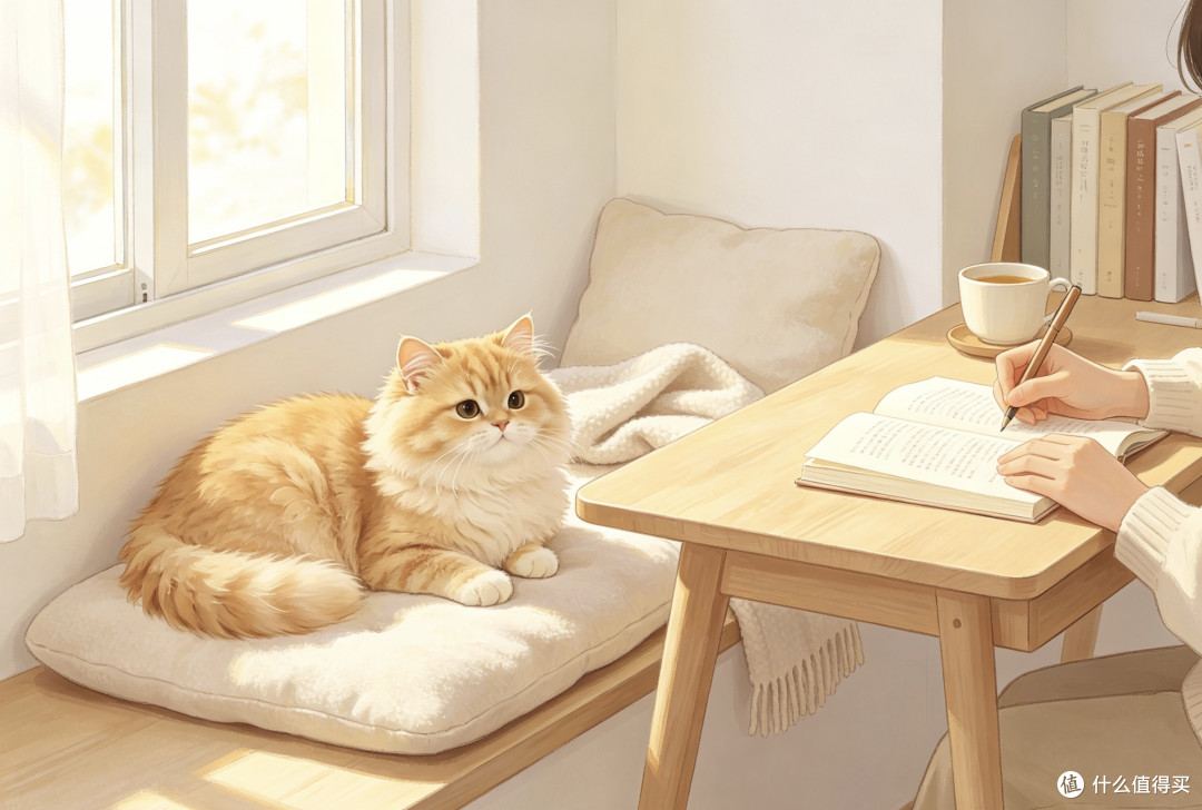 慵懒猫咪与温馨时光