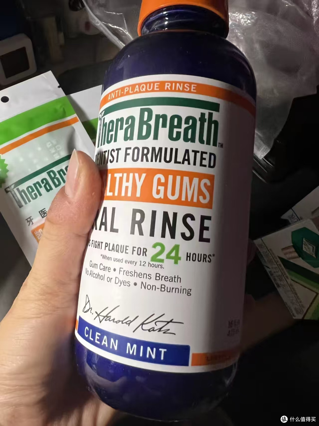护牙刚需✨TheraBreath凯斯博士不辣嘴漱口水