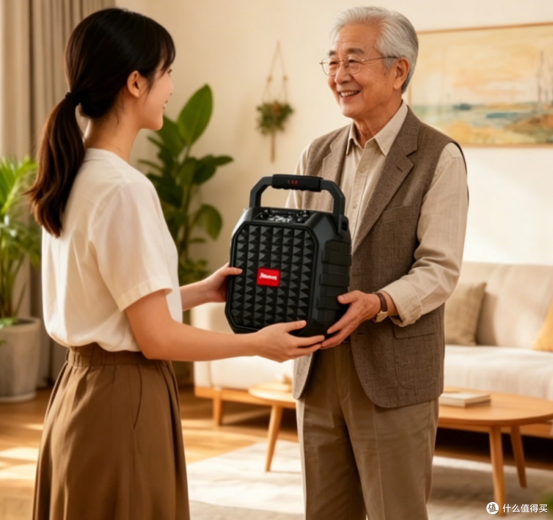 守护独居长辈居家时光,纽曼微凤V96W智能音箱一机全能超省心