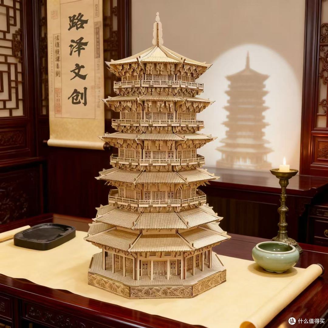 🛒应县木塔榫卯积木值得入吗？古建模型实测