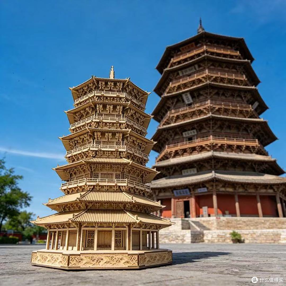 🛒应县木塔榫卯积木值得入吗？古建模型实测