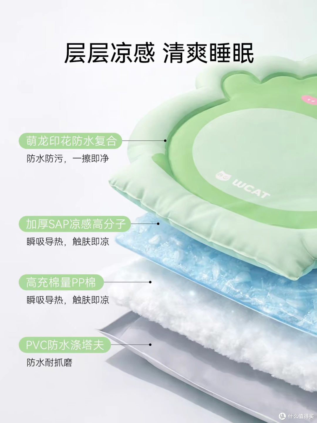 夏季宠物冰窝侏罗纪萌龙款 小型犬泰迪比熊降温凉爽睡垫