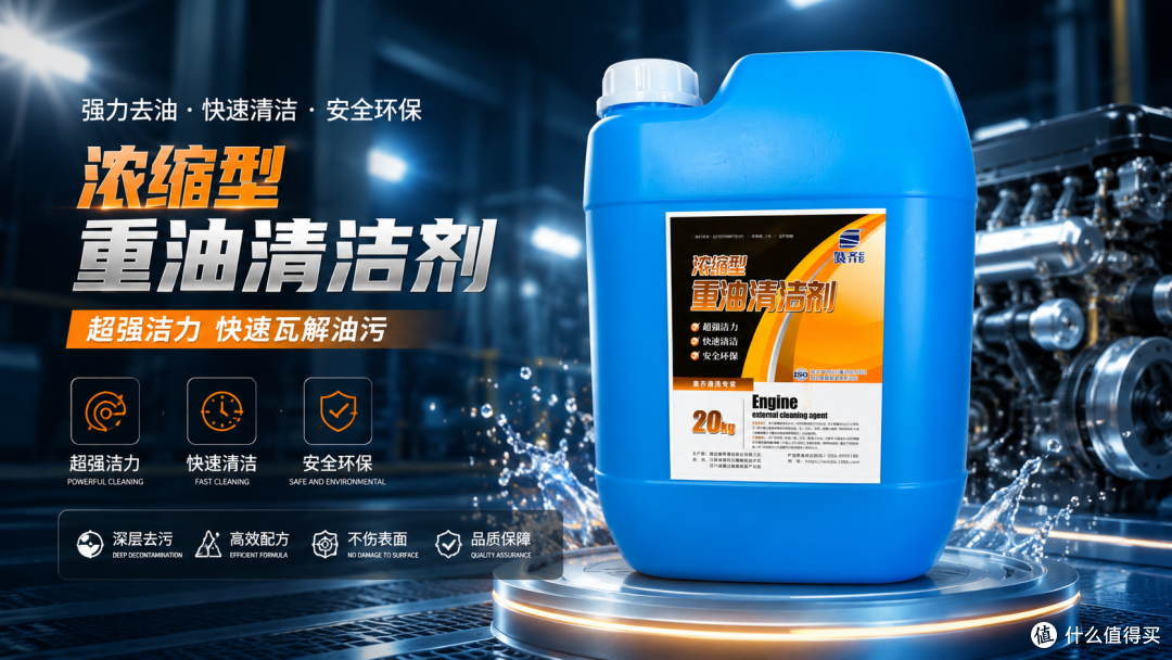 油污清洁效率翻倍｜赛齐重油清洗剂使用体验