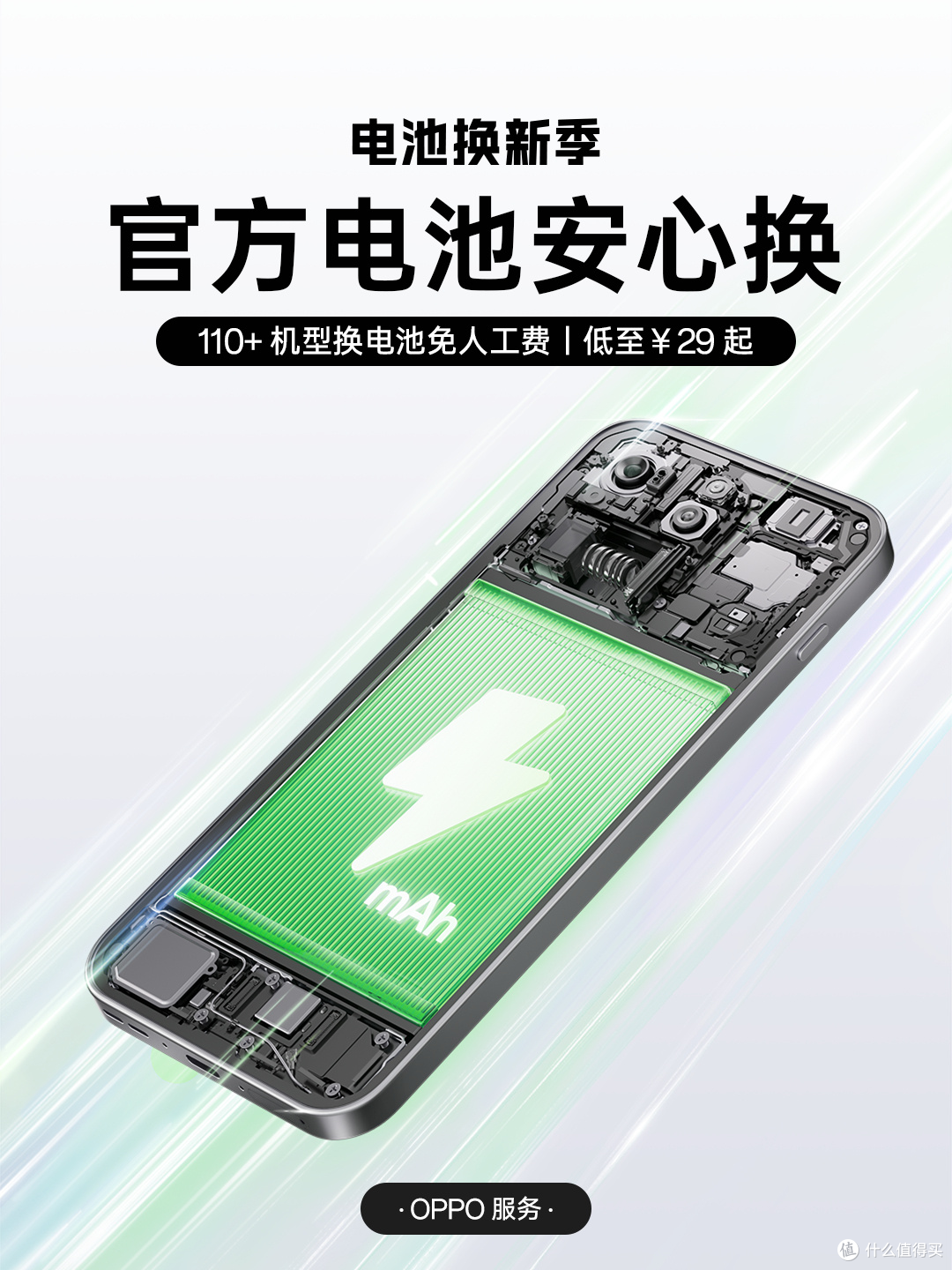 29元起,OPPO刚上架的换电池服务,真的太爽了