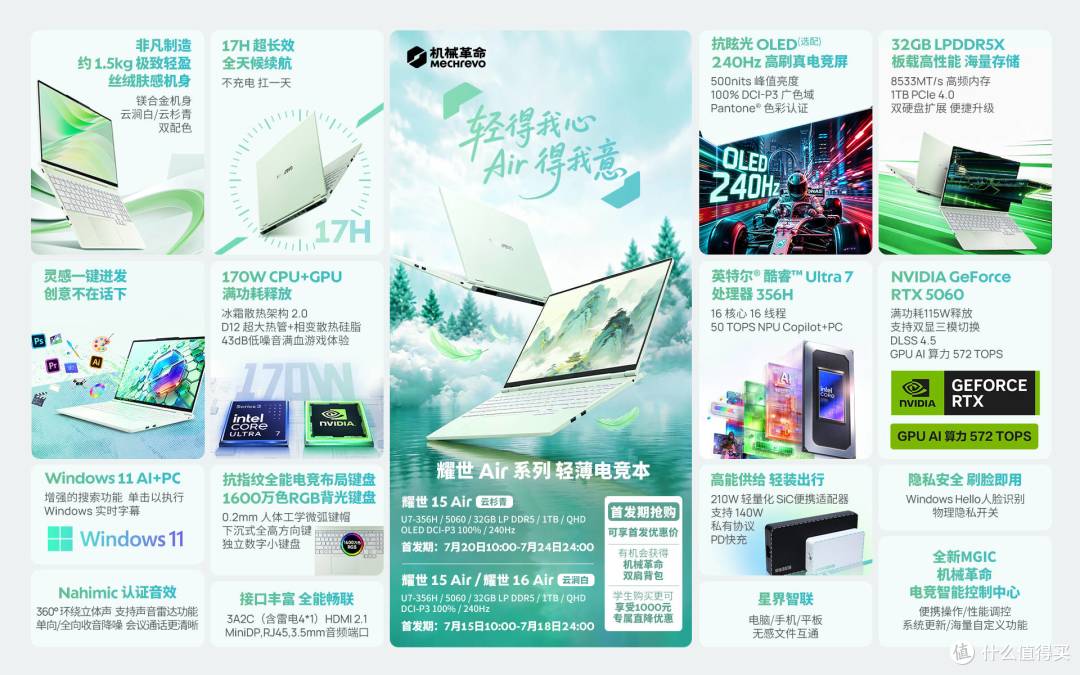 每天背着不累的轻薄游戏本,有好选择吗?耀世15 Air了解一下